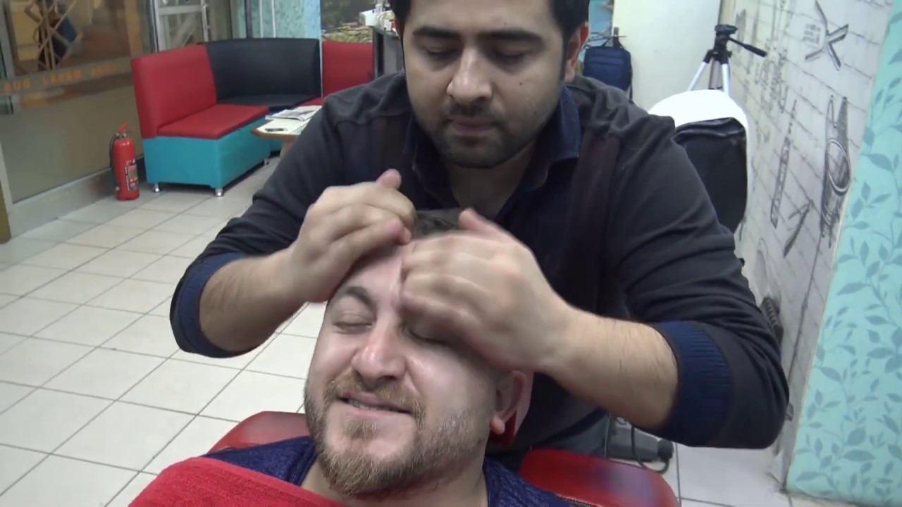 ASMR TURKISH MASSAGE head , arm , back , face massage KAFA , SIRT