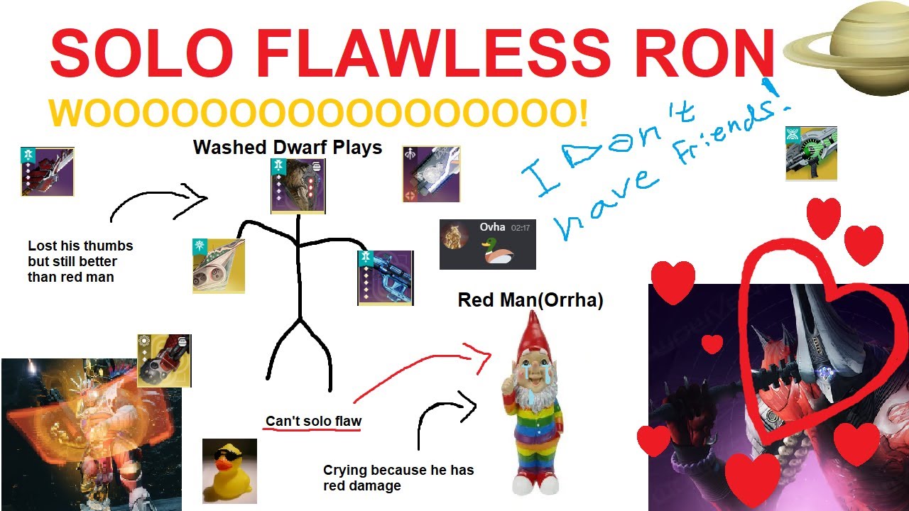 Solo Flawless RoN because I dont have friends | Ash and Iron | Warlock