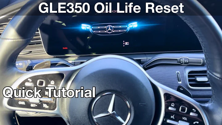 2022 Mercedes GLE350 How to reset oil life maintenance reminder