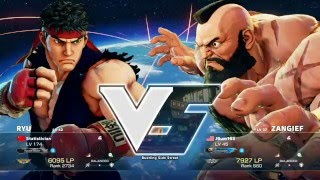Street Fighter V Online - Bum163 Gief Vs Statistician Ryu Pt 1