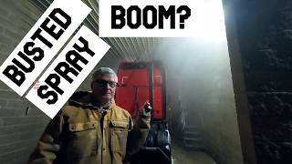 Semi pulled into the big self wash bay 🫣 and I just happen to be there!!