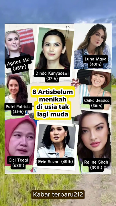 8 artis yang belum menikah di usia tak muda lagi #shorts #gosipartis #trending