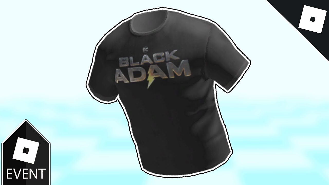 How to get the Black Adam Bolt and Black Adam Shirt for free in Roblox?