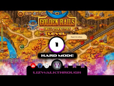 Golden Rails 2 - Level 1 - Small Town Story - Walkthrough