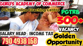 Salary Head - Income Tax - Exam Preparation Questions || PGT Commerce screenshot 2