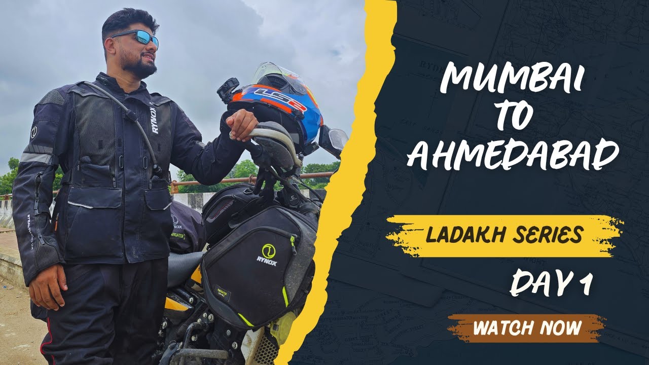Ladakh Bike Ride Day 1 – मुंबईहून सुरूवात! | Leh Ladakh Road Trip