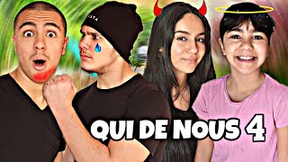 QUI DE NOUS 4 AVEC NOS SOEURS ! (ÇA PART EN CLASH)