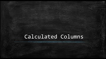 15 Calculated columns