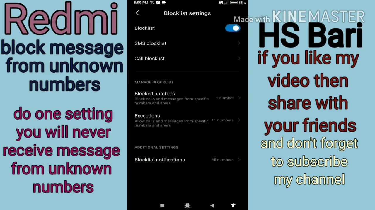 How To Block Messages From Unknown Numbers In Redmi Mobile Phone YouTube how-to-block-messages-from-unknown-numbers-in-redmi-mobile-phone-youtube