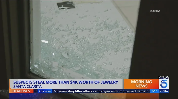 2 men steal thousands of dollars in jewelry from Southern California store in brazen heist 