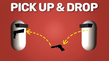 FULL PICK UP & DROP SYSTEM for WEAPONS or ITEMS || Unity3d Tutorial