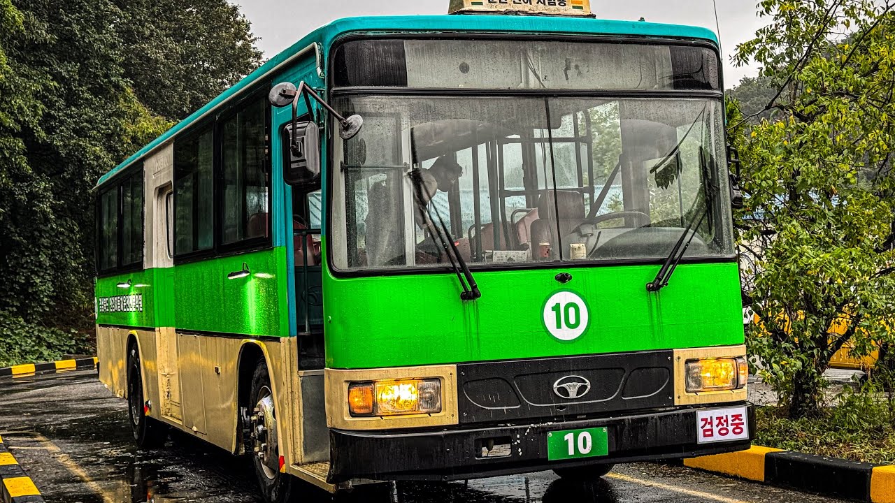 2005년식 대우 BS106 로얄시티 유로3 커먼레일 디젤 장내 주행