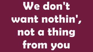 We're not gonna take it -The Glee Project Cast- Lyrics
