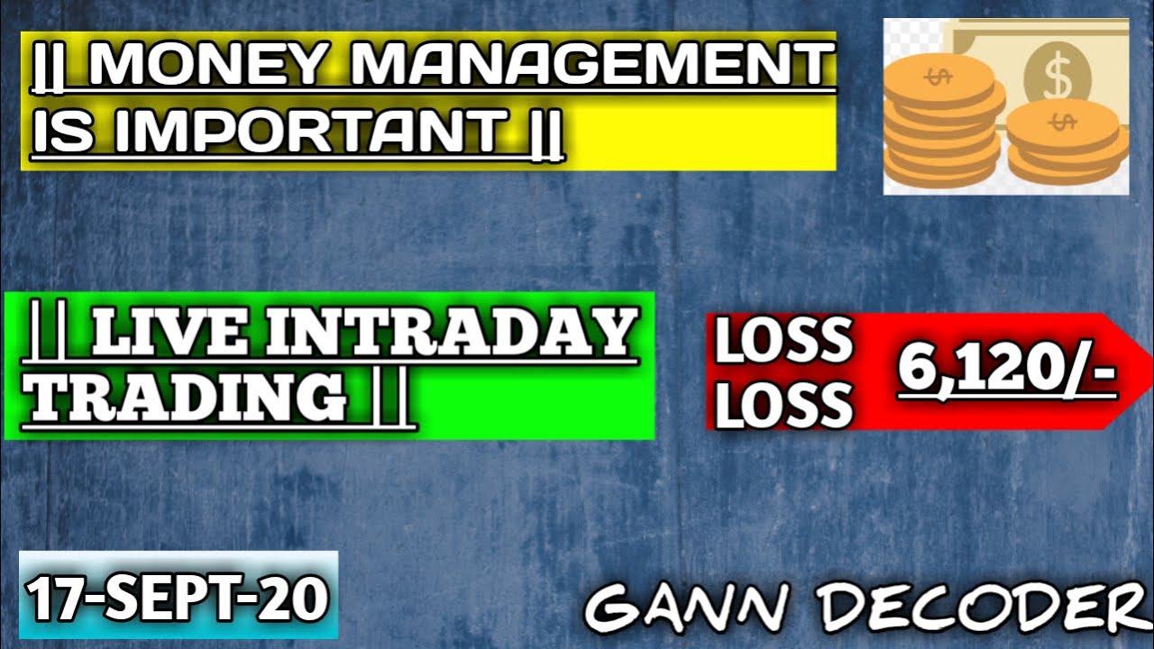 LIVE INTRADAY TRADING II MONEY MANAGEMENT RULE IS IMPORTANT II 17 SEPT live-intraday-trading-ii-money-management-rule-is-important-ii-17-sept