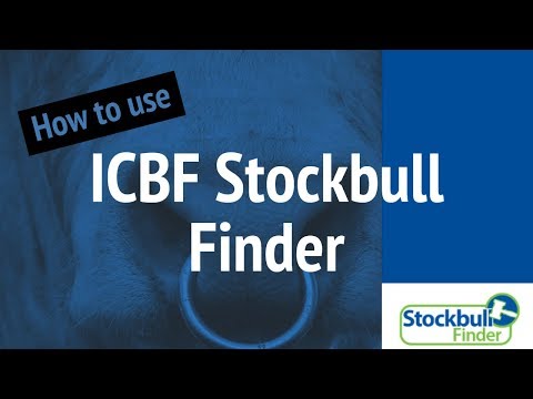 How to use the ICBF Stockbull Finder