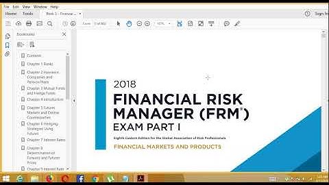 New GARP FRM Part I 2018 Package