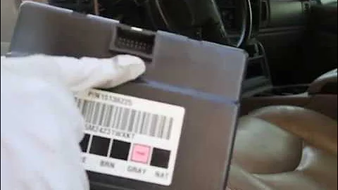 GMT800 TRUCKS BODY CONTROL MODULE BCM REPLACEMENT AND PROGRAMMING