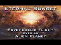 Eternal sunset  psychedelic trip over alien planet by gan  neural style transfer ai algorithms