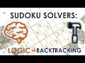 Sudoku solvers: backtracking or logic?