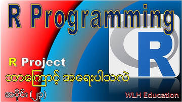 R Project Use: Difference Between R Project and R Script in Use in R Programming Myanmar