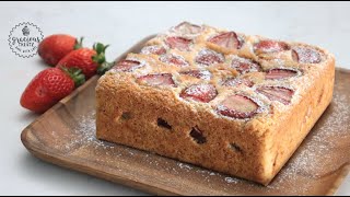 Gluten Free Moist Strawberry Cake