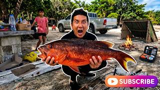 I Caught a $1,000 Rare Lyretail Grouper While Survival Fishing in Vanuatu