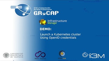 Launching a Kubernetes Cluster using TOSCA and OpenID