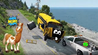 Truck Crashes  BeamNG Drive Funny Video Cartoon #VFXIcecream #FunToozTV