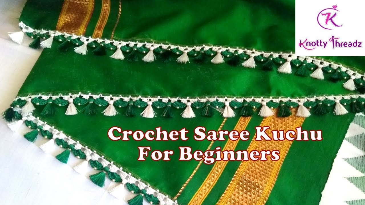 Crochet Saree Kuchu For Beginners Kannada TutorialDouble Color Baby