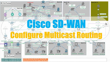 Cisco SD-WAN: Configure Multicast Overlay Routing