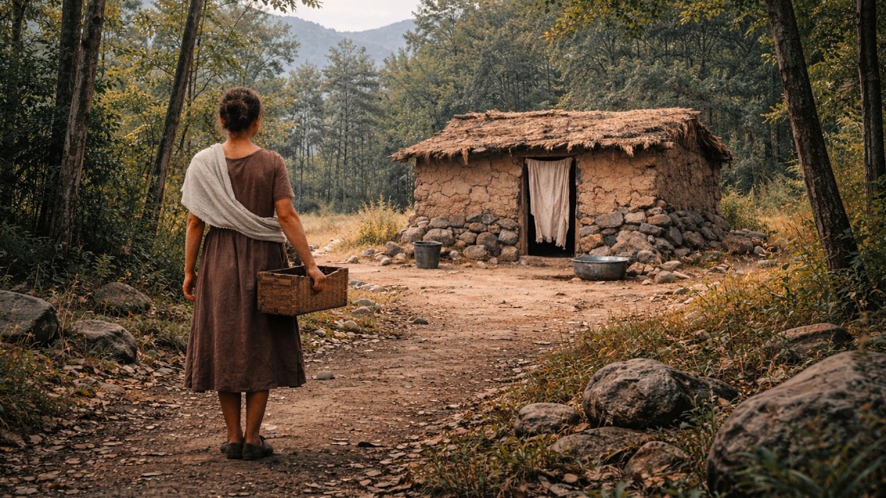 VIÚVA RECEBE CASA DE PALHA COMO HUMILHAÇÃO — AO ENTRAR NA CASA SE SURPREENDEU