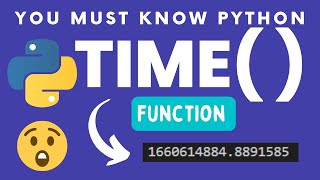 Time Function in Python | from 1970