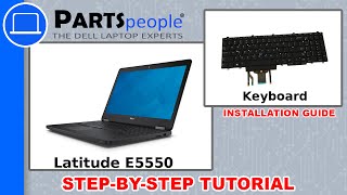 Dell Latitude E5550 Keyboard Replacement Video Tutorial