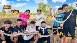 Anh Ba Phải | Thử Thách Một Ngày Sinh Tồn Đặt Bẫy Rắn | Snake trap