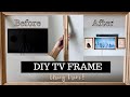 DIY TV Frame using Trim