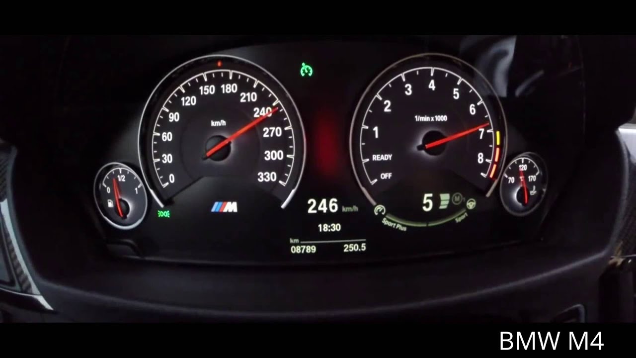 BMW M4 - Acceleration 0-270km/h - YouTube