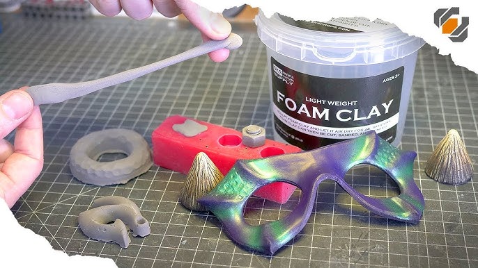 working with foam clay｜TikTok Search