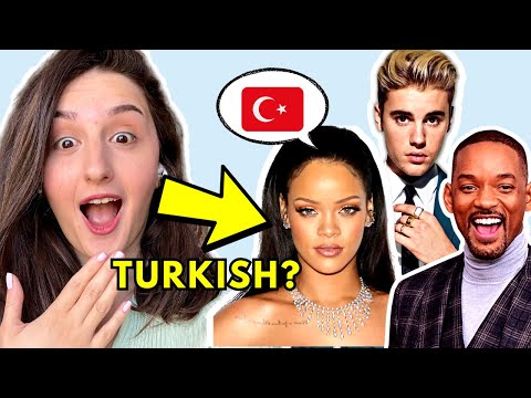 Turkish Teacher Analyzes 14 Celebs Speaking Turkish