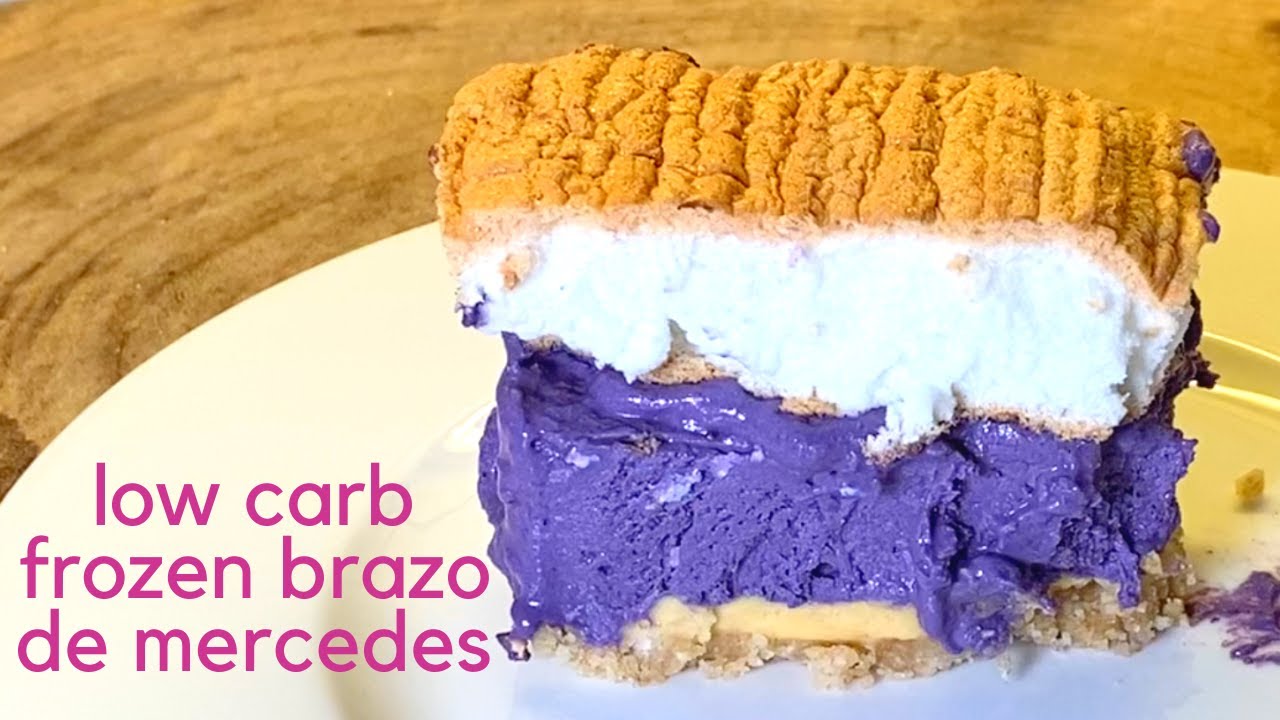 Low Carb | Keto  Frozen Brazo De Mercedes | Very Delicious!