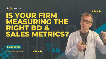 What BD and sales metrics should you measure in your professional services firm?