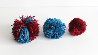 No Sew, No Glue Pom Pom Cat Toy Tutorial