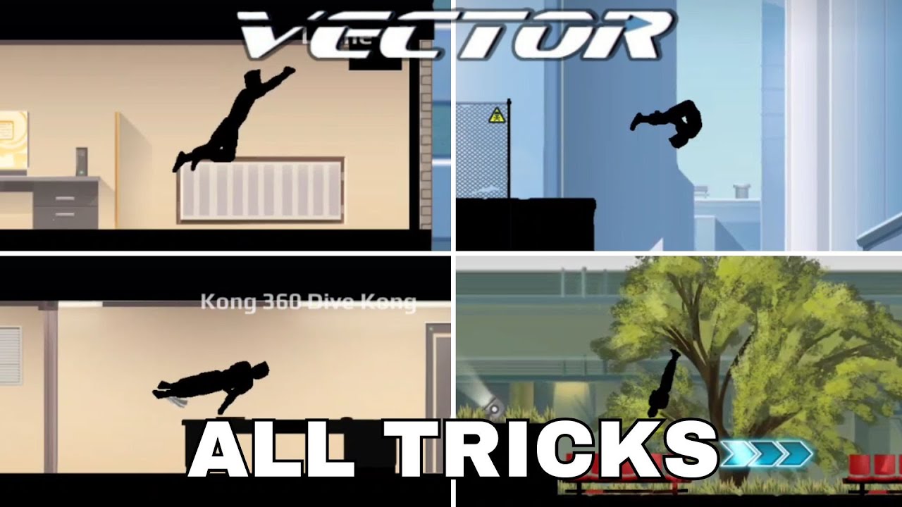 Vector - All Tricks [Gameplay] - YouTube