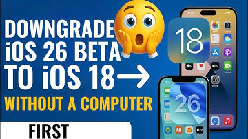 How to Downgrade ios 26 Beta To iOS 18 on iPhone without Computer #online