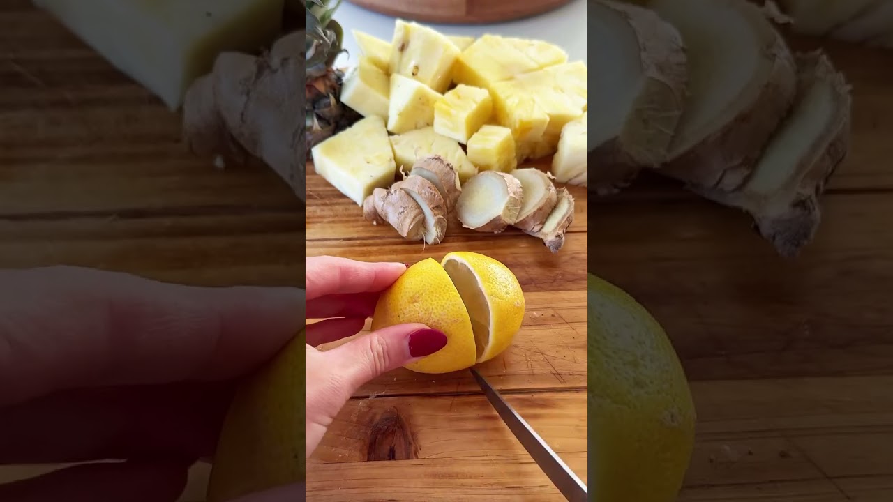 healthy and tasty diet drink recipes | Immune-Boosting Homemade Ginger Shots 