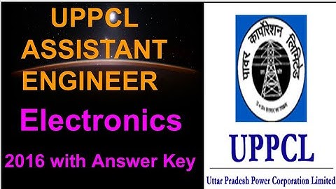 UPPCL | ELECTRONICS | 2016 with Official Answer Key Part-4