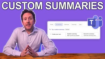 Create Custom AI Summaries in Teams with Microsoft 365 Copilot