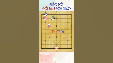 Cờ Tướng Tàn Cục EXPERT P.188 - ĐƠN PHÁO KHÓ CHỐNG LẠI PHÁO TỐT #cotuongthuvi #cothethuvi #shorts