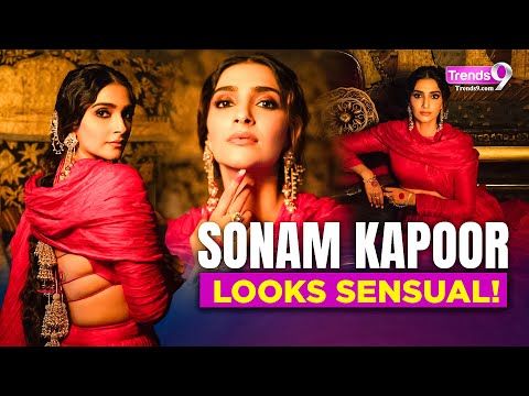 Sonam Kapoor's Red Lehenga is giving MAJOR FASHION GOALS!
