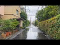 Tokyo residential aren on a rainy day - DJI app HD