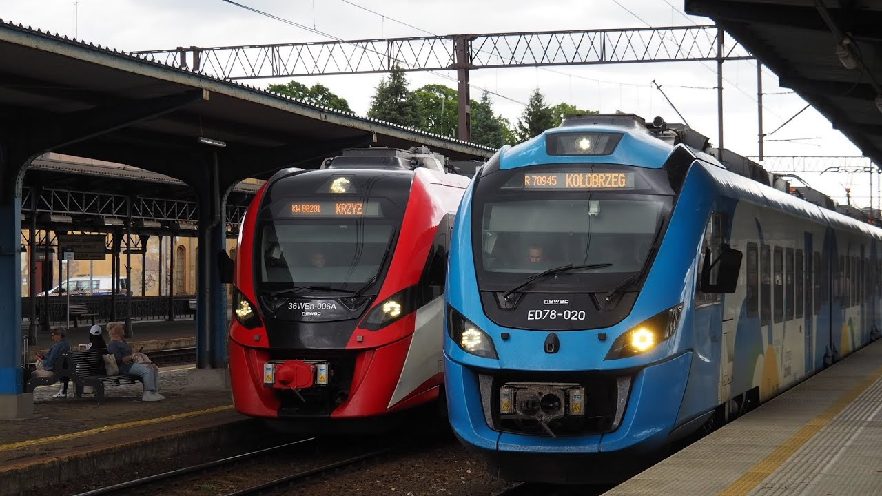 Pociągi na stacji Piła Gł. (Lipiec 2025)